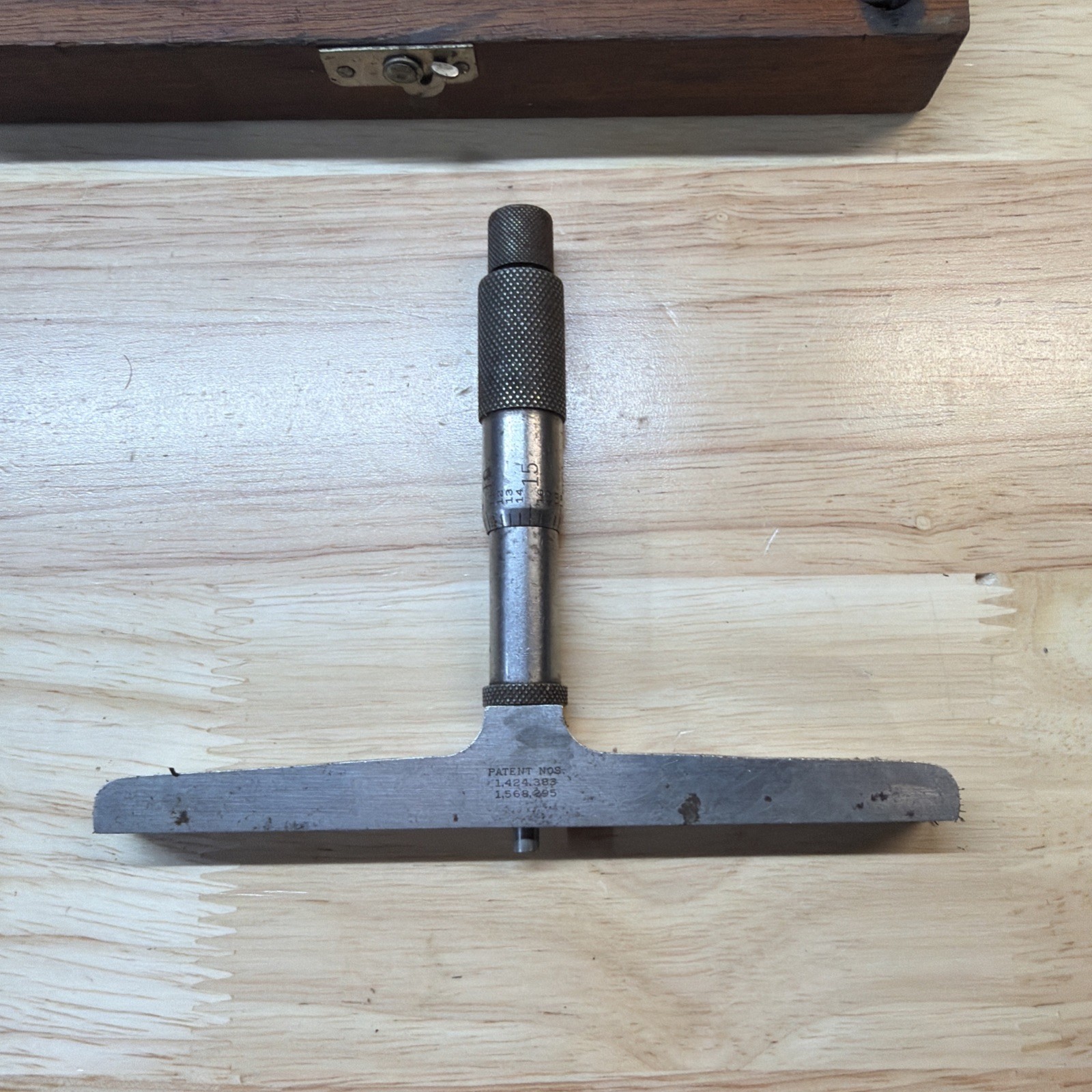 LUFKIN TOOL DEPTH MICROMETER NO 515