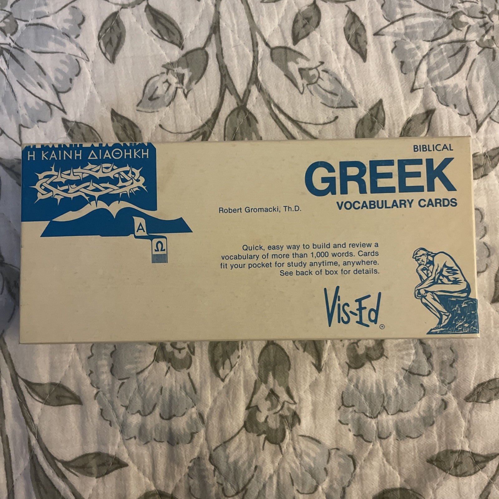 VTG 1979 Vis-Ed Biblical Greek Vocabulary Cards Robert Gromacki Over 1000 Words
