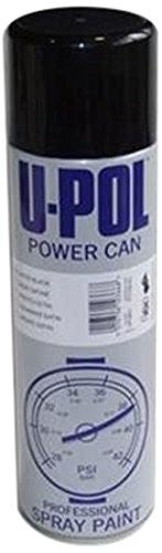 U-Pol UP0801 Power Can Premium Aerosol Satin Black – 500 ml