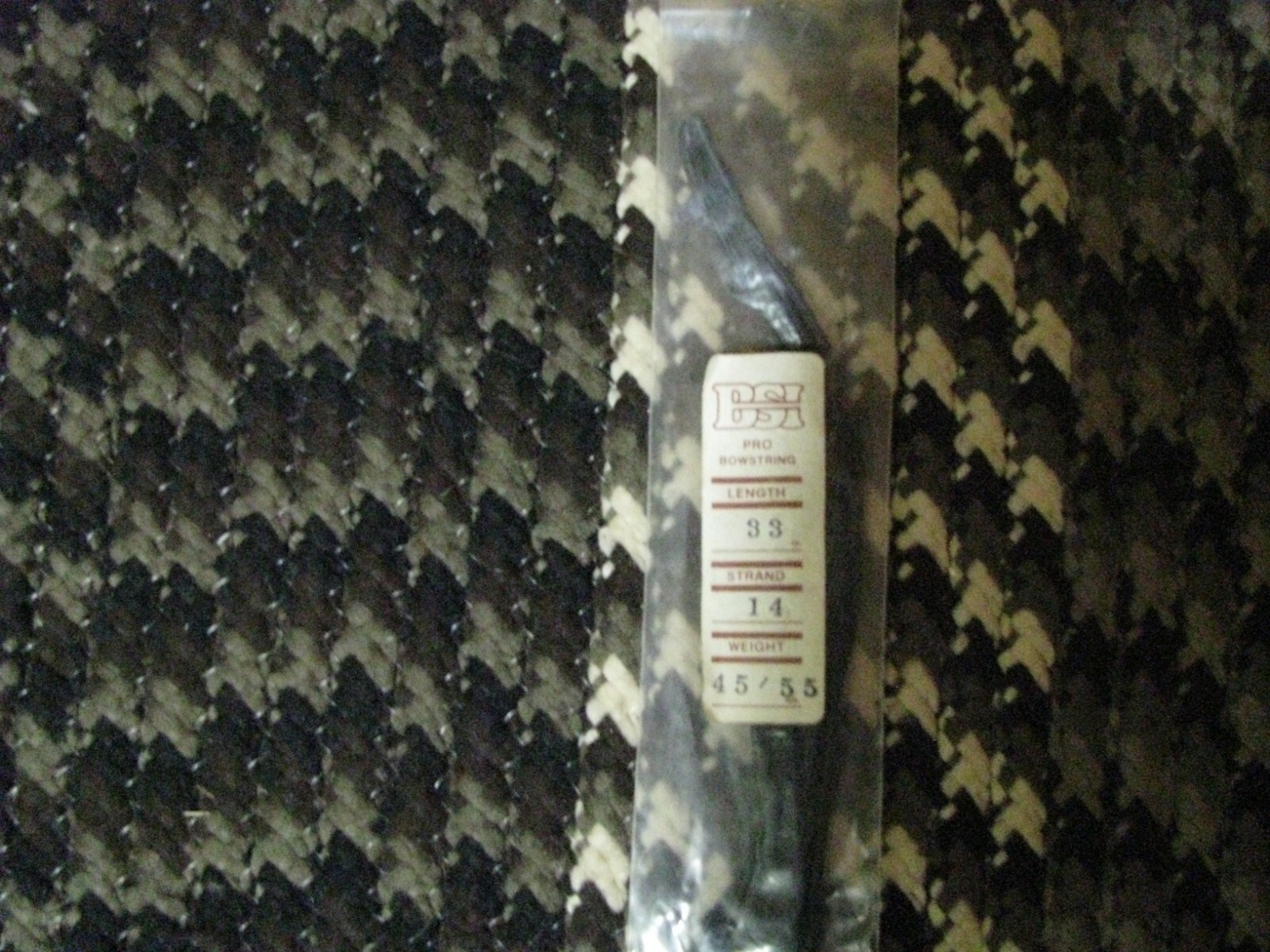 New VINTAGE BSI CUSTOM 33" STRING, 14 STRANDS, BLACK, RETAIL $20.00 SALE $5.00