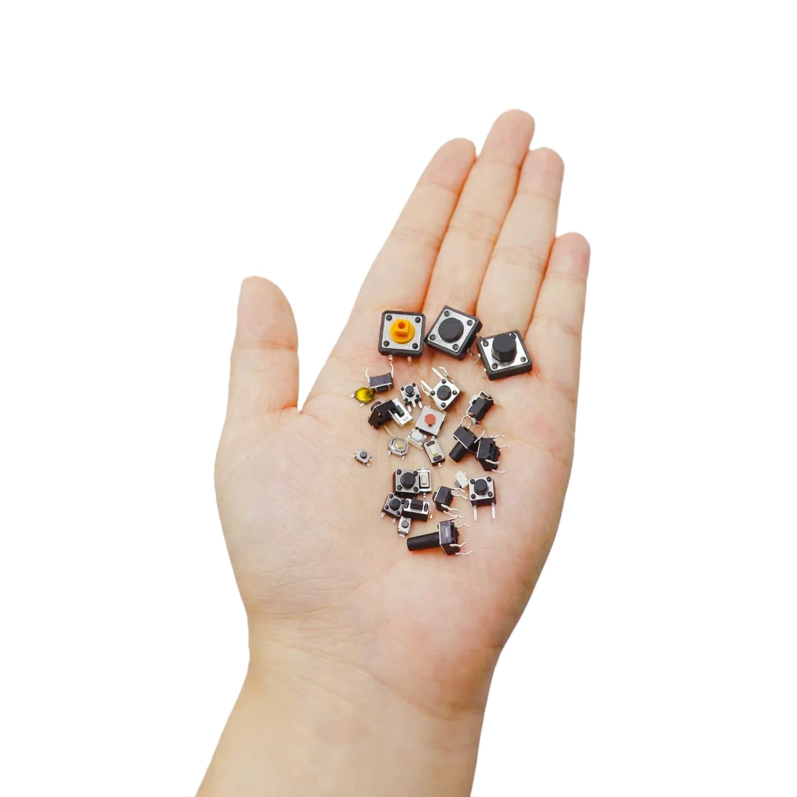 375PCS 26Values Micro Momentary Tactile Push Button Switch Assortment Kit 2 P...