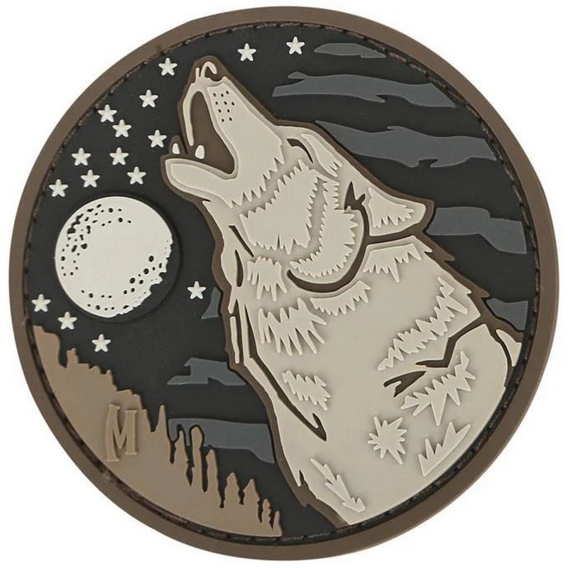 Wolf Morale Patch - Arid - 2.40" x 2.40"