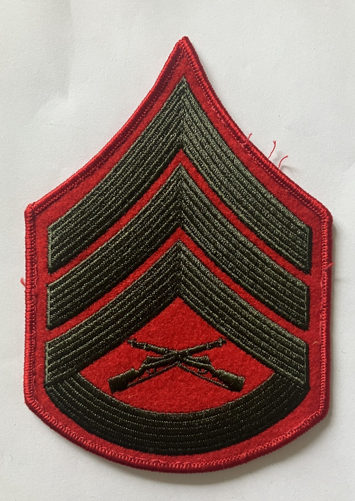 USMC Marine Corps Staff Sergeant dress greens rank stripes