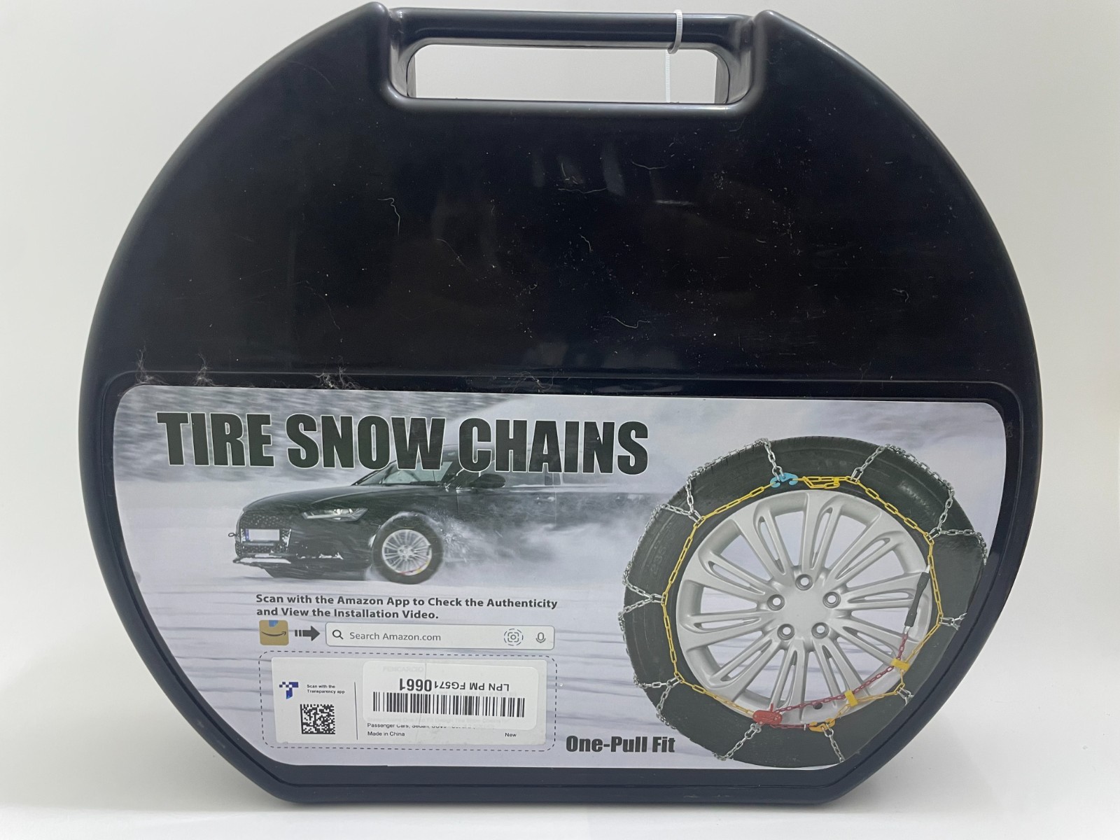 Snow-Chains Easy Install Tire-Chains, One-Pull Fit Design Tire Snow Chains for P