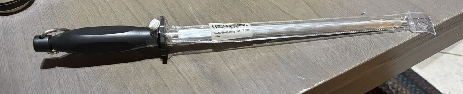 12 inch Sharpening Steel Honing Rod Oval Stick Kitchen Sharpener knife