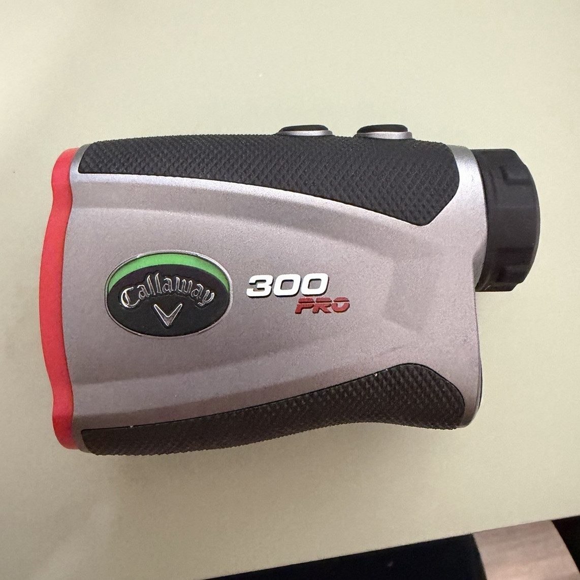 Callaway 300 Pro Golf Laser Rangefinder Fast Focus Gray Black Red