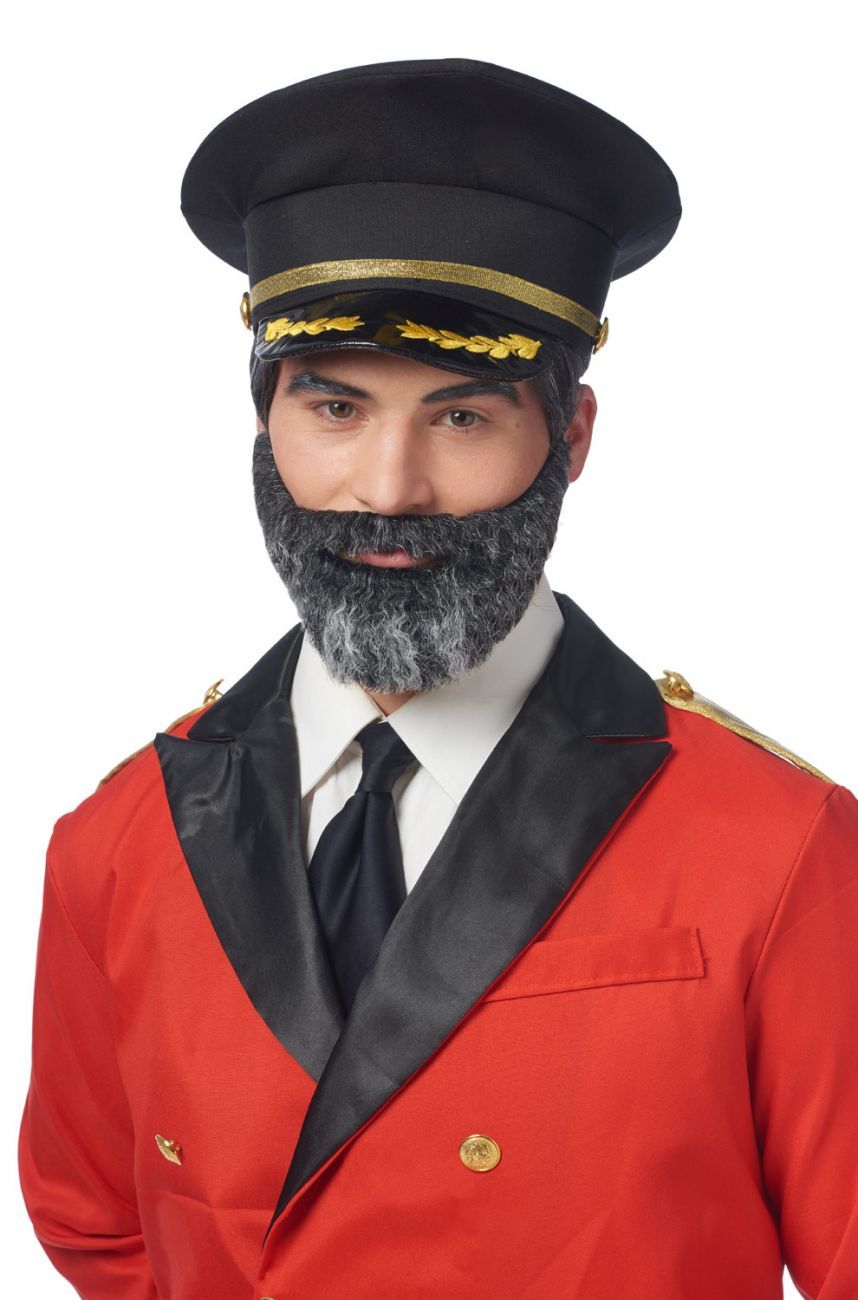 Costume Culture Captain Obvious Adult Mens Halloween Moustache and Beard 23112