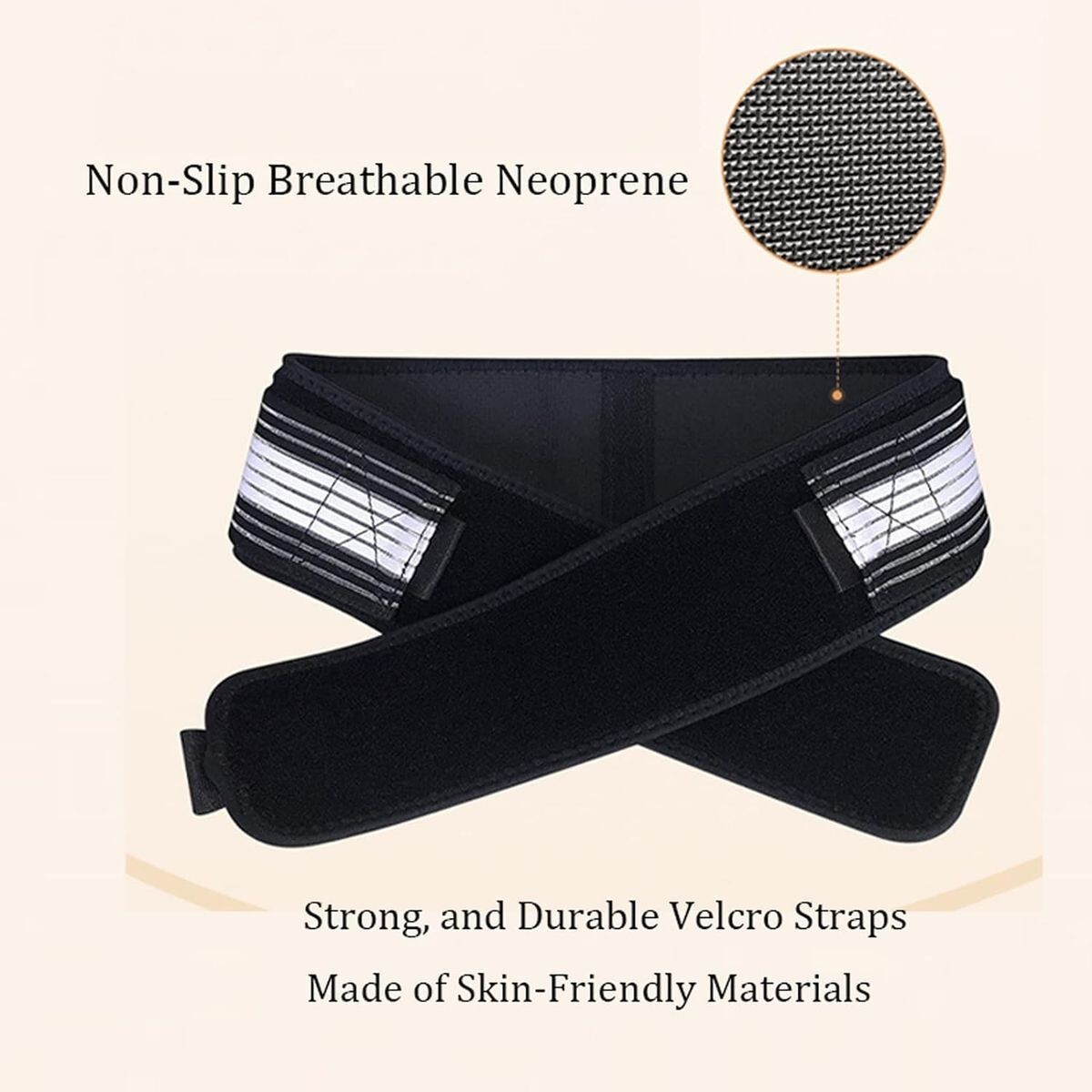 Premium SI Joint Belt for Back Pain Relief – Adjustable Compression Support Gift