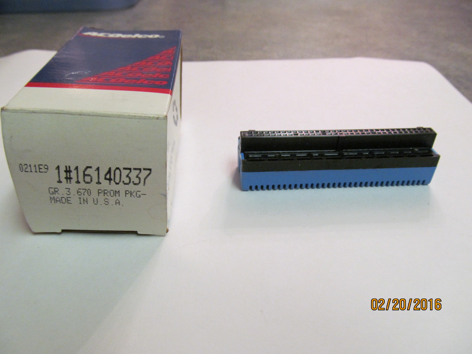 ACDelco 16140337 ECM Electronic Control Module EProm  Free Shipping