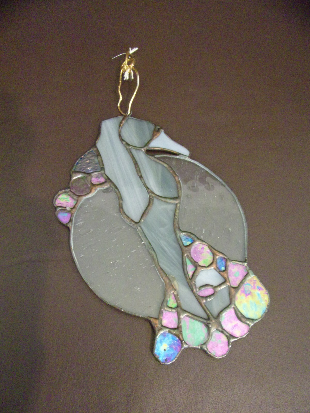 Large Seahorse Suncatcher With Bubble Glass