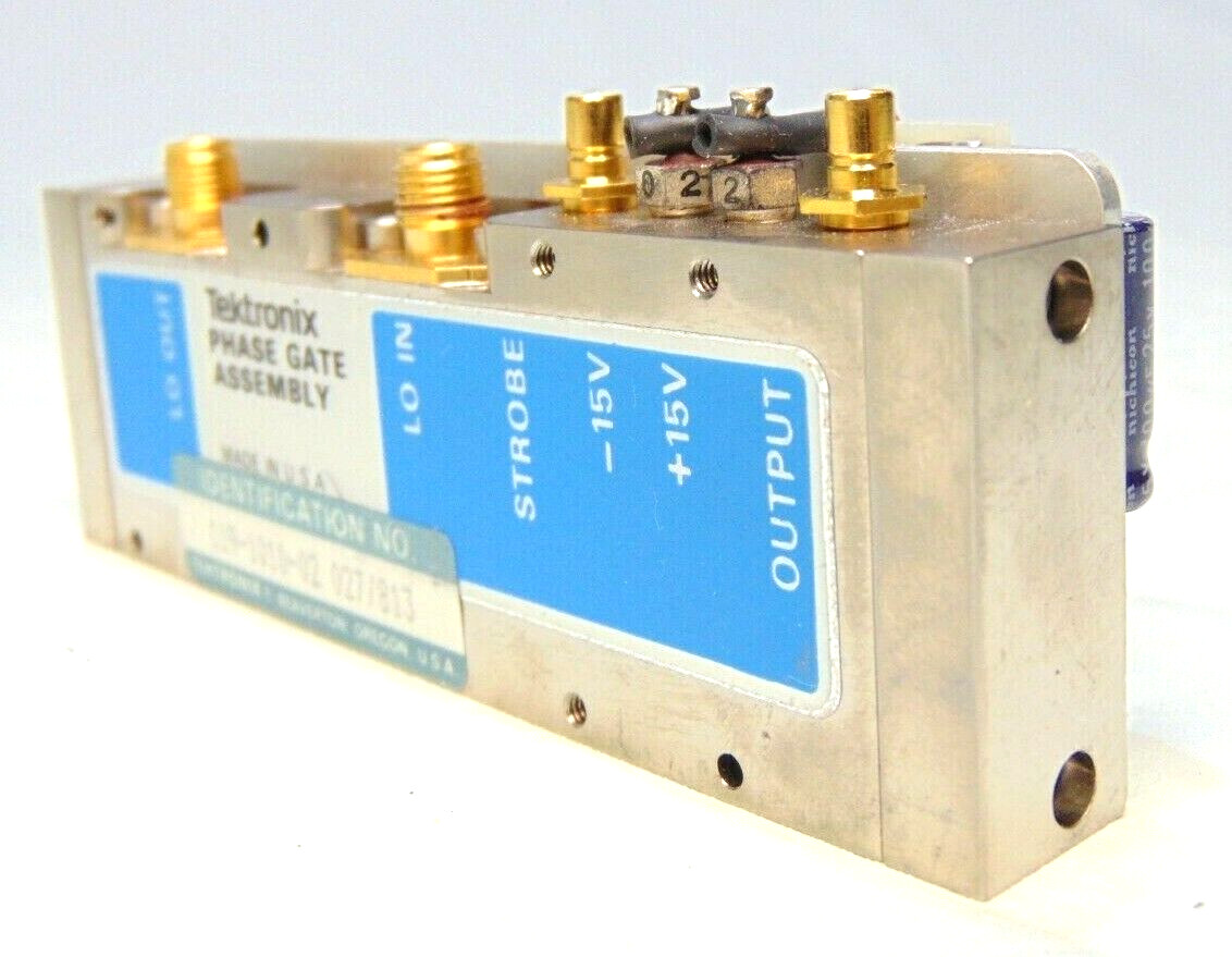 Tektronix 495P Spectrum Analyzer Phase Gate Assembly p/n119-1010-02  TESTED