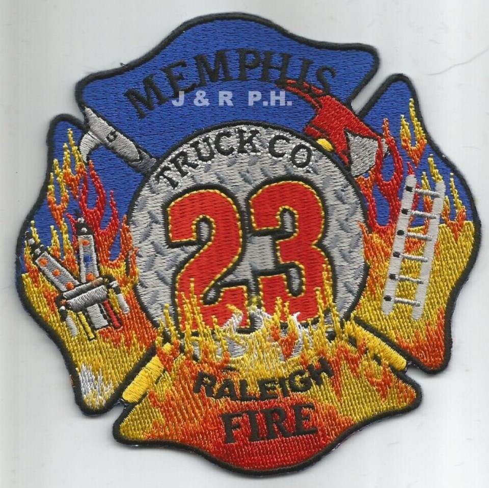 Memphis  Truck - 23 "Raleigh", Tennessee (4" x 4" size) fire patch