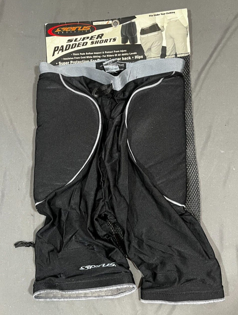 Seirus Innovation Super Padded Action Sports Shorts Size L/XL NEW Fast Shipping
