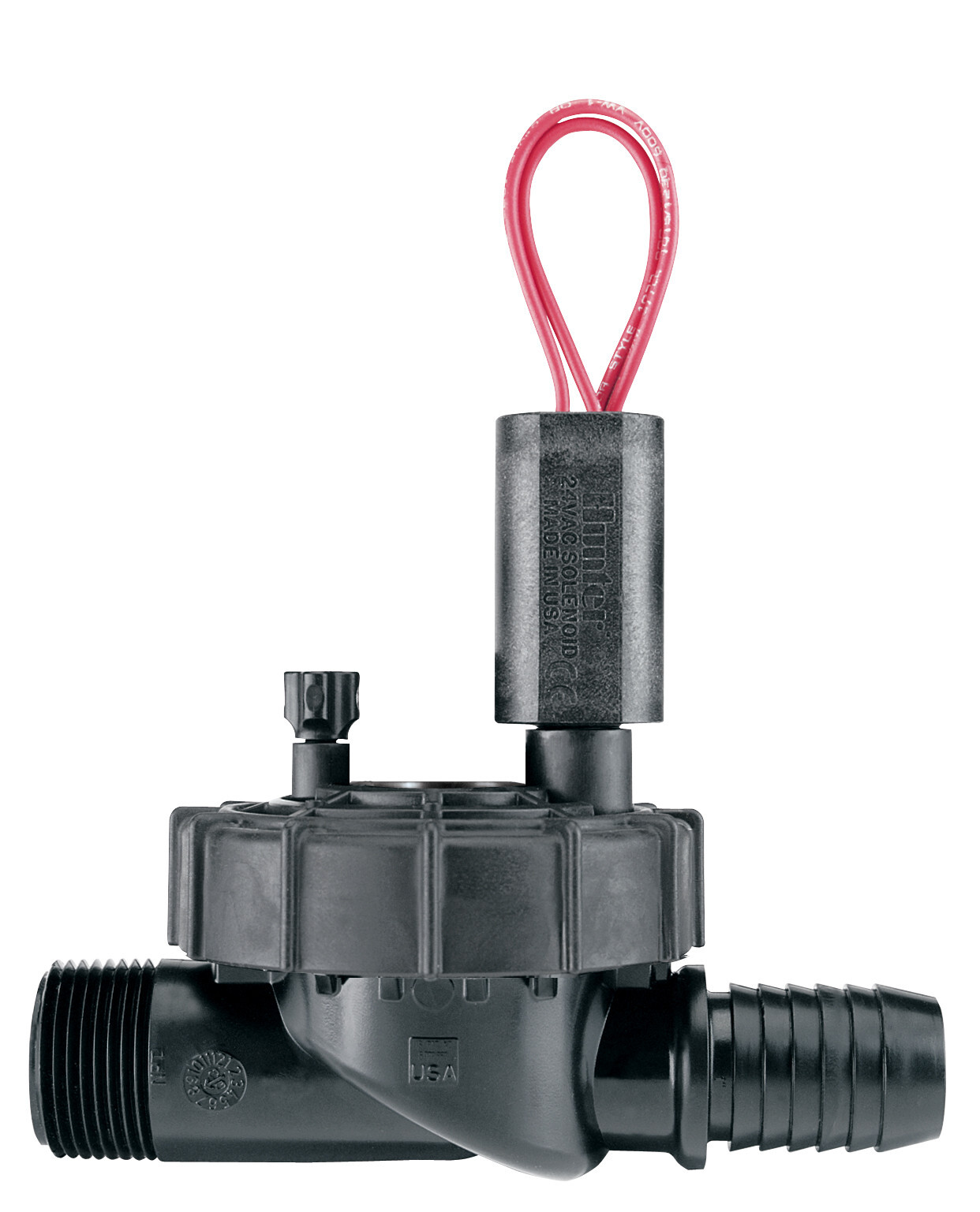 Hunter PGV100JTMB 1" (25mm) Jar Top Valve Male x Barb No Flow Control PGV 100 MB