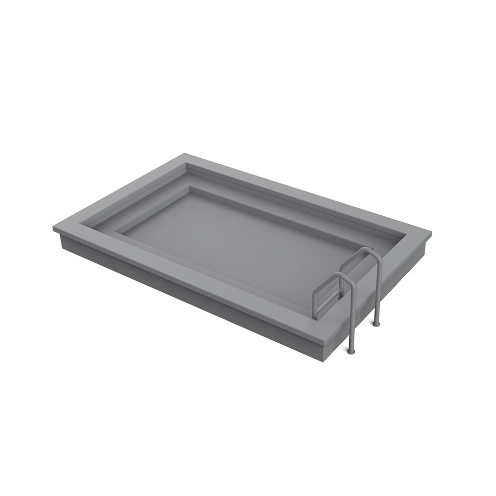 MRY-SFW LYT87055 1:87 Military Diorama Scenery Courtyard Wwimming Pool