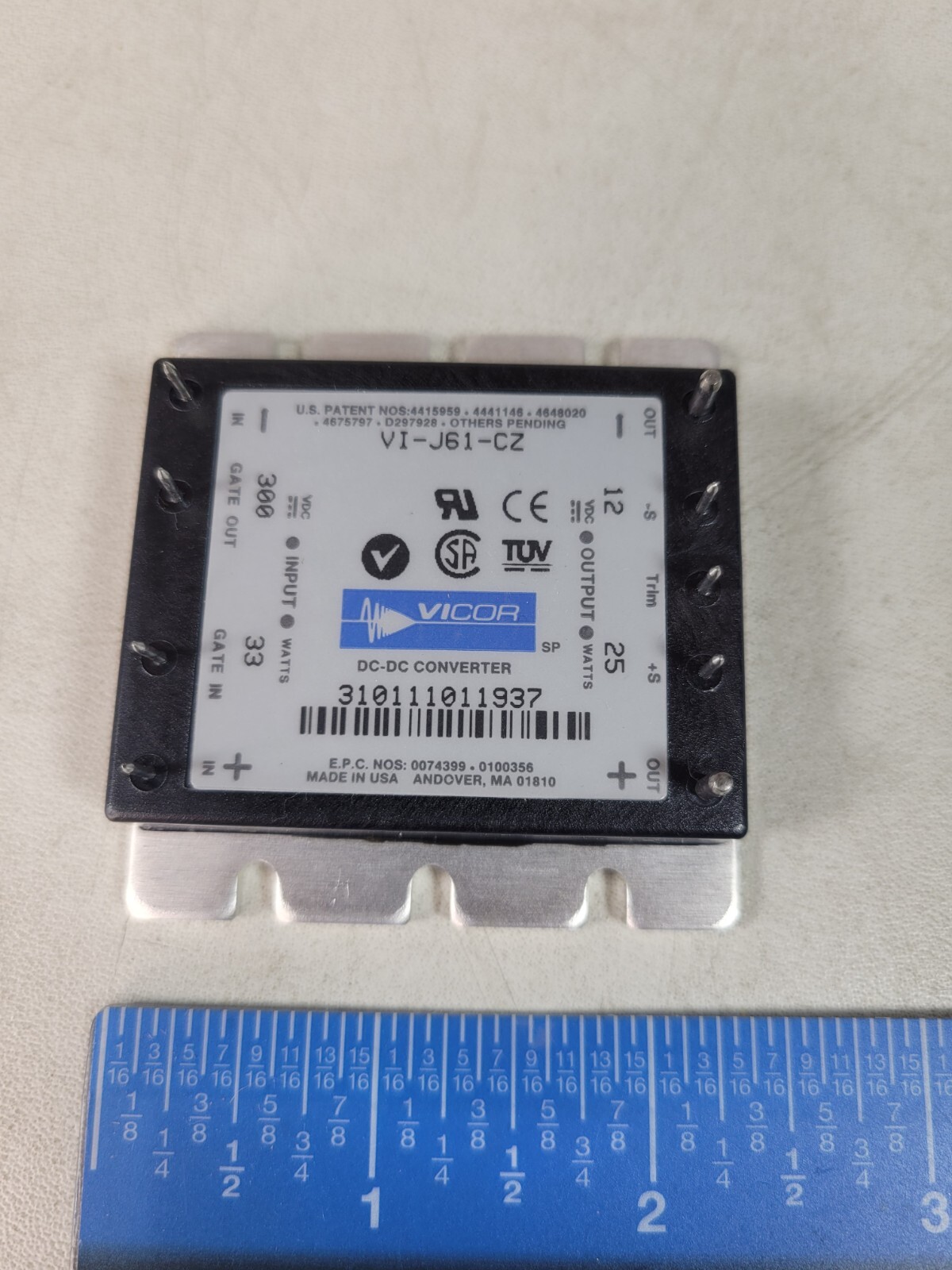 (1 NEW) Vicor VI-J61-CZ DC-DC Converter INPUT 300VDC 33W OUTPUT 12VDC 25W