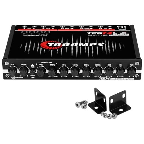 Taramps 7-Band Stereo Car Audio Graphic Equalizer RCA Input Output
