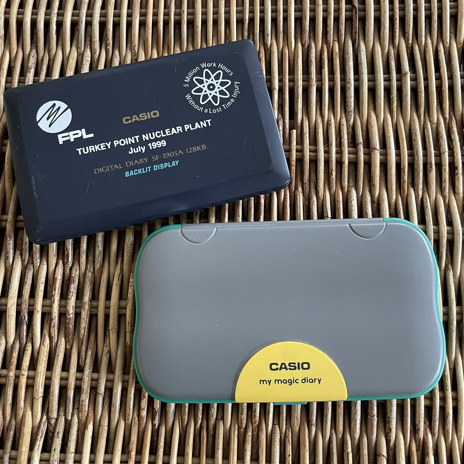 CASIO Digital Diary SF-3905A 128KB FPL Promotional and My Magic Diary JD-5000