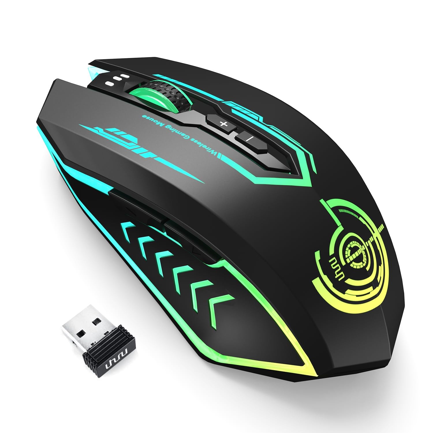 Uhuru Wireless Gaming Mouse Up To 12000 Dpi Rechargeable Usb-C Wireless Mouse 7