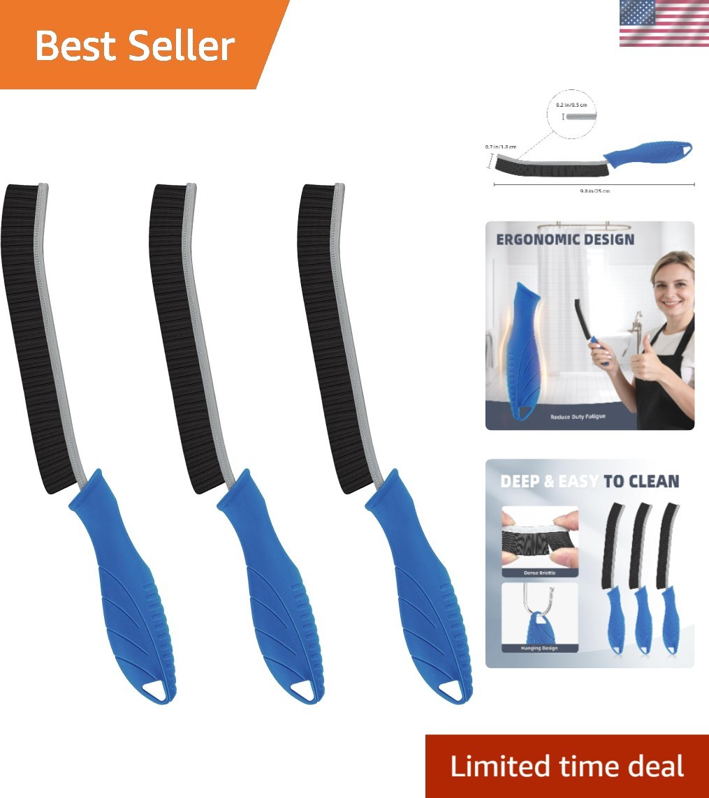 Crevice Cleaning Brush Household Multi-Purpose Hard Bristle Brush for Kitchen...