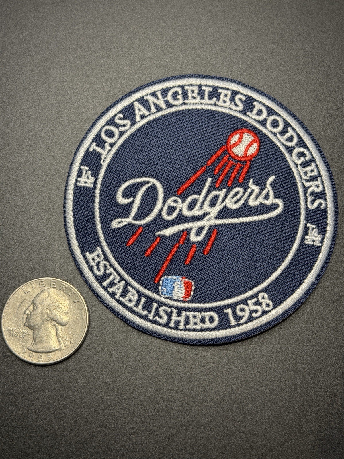 Los Angeles Dodgers Embroidered Iron On Patch
