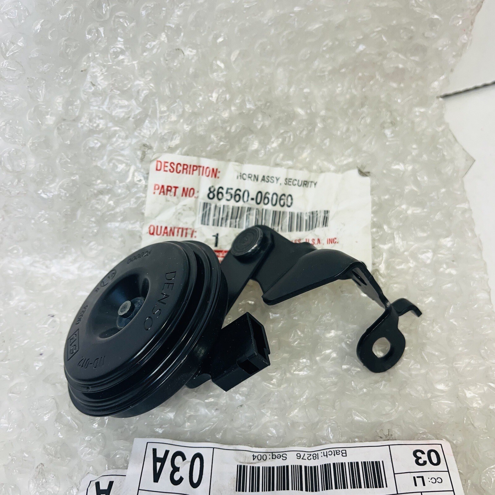 2018-2025 Toyota Security Anti-Theft Alarm Horn Genuine OEM 86560-06060 New