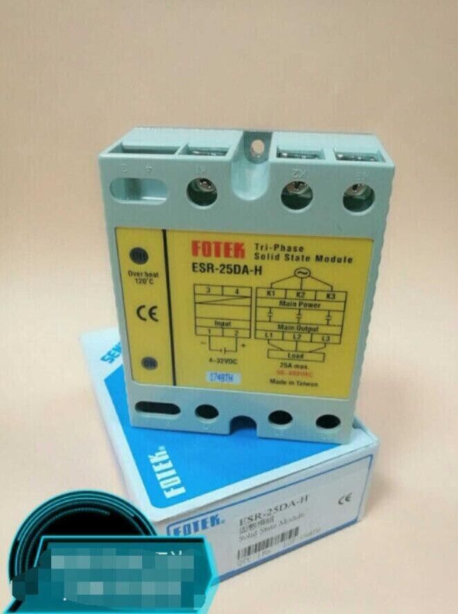 New Fotek ESR-25DA-H ESR25DAH Solid State Relay 25A Brand Free Ship