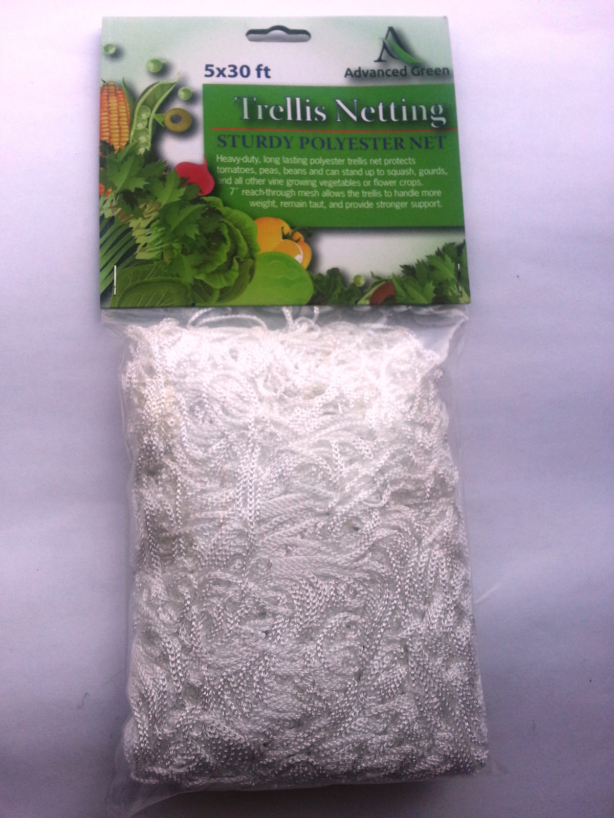 Heavy Duty Trellis Netting 5x30 ft Plant Support Garden Grow Mesh Net