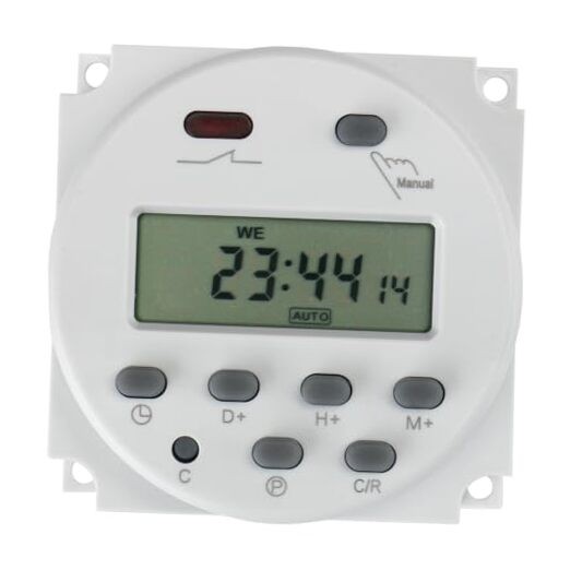 Time Switch Relay,Digital LCD Programmable,110V AC Input,200-250V 16A Timer