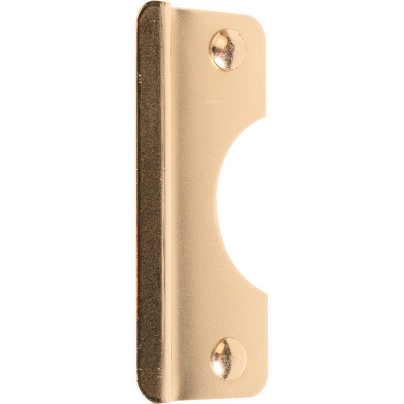 Prime-Line 6 in. H X 2.625 in. L Brass-Plated Steel Latch Shield (Pack of 3)