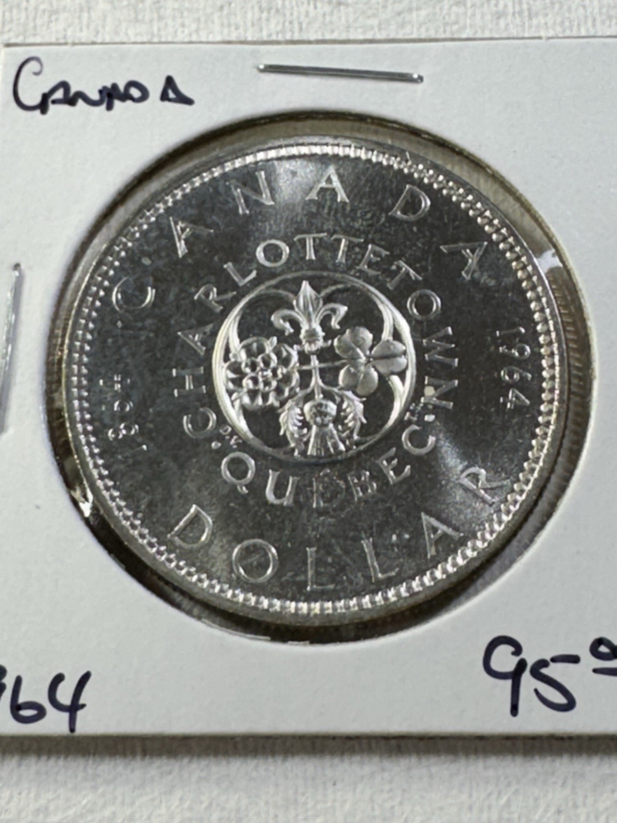 1964 Canada $1 Silver Coin Charlottetown
