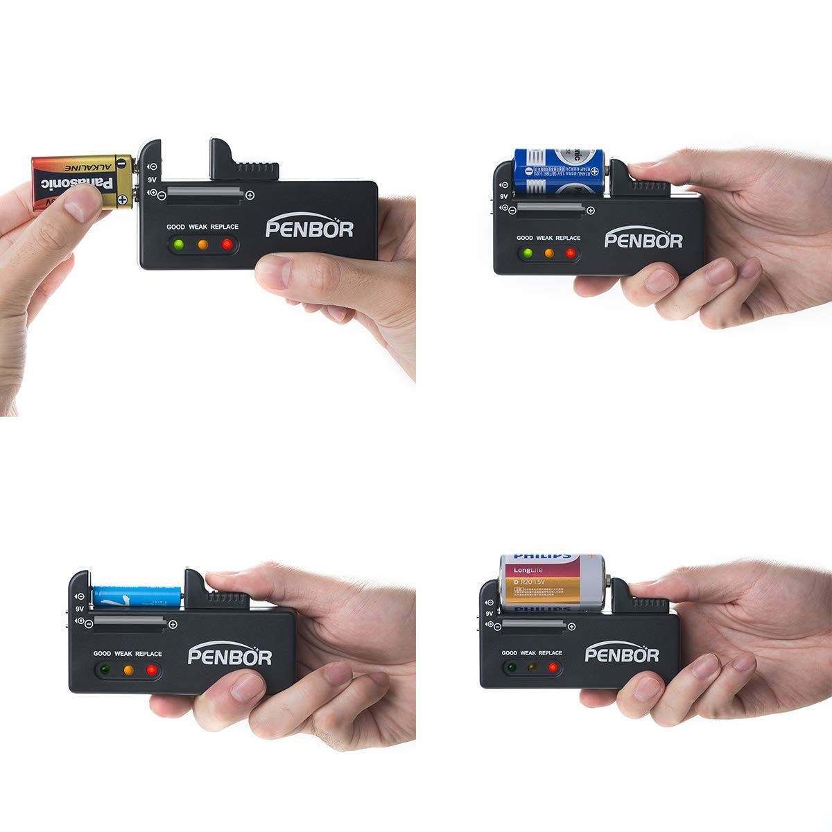 Effortless Battery Management: Wall-Mounted Organizer Holds 110 Batteries