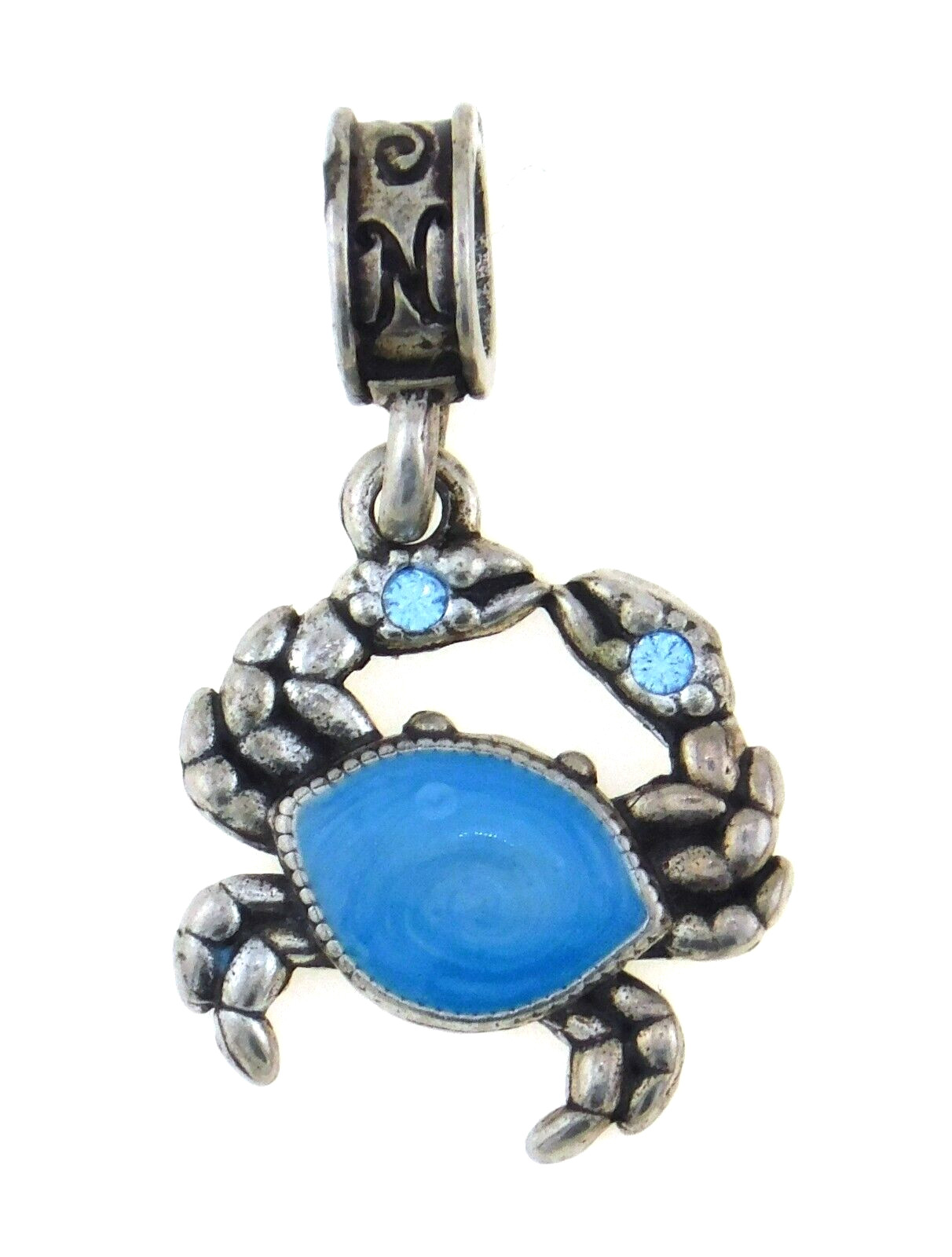 Andrews Air Force Base Maryland Blue Crab Charm 925 Sterling Silver Dangle Bead