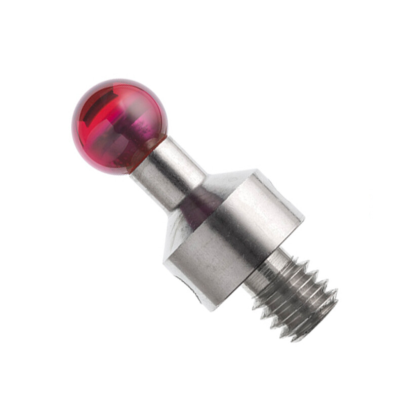 CMM Styli for A-5000-6350 M4 Thread 5mm Ruby Ball Tip Stainless Steel Stem L10mm