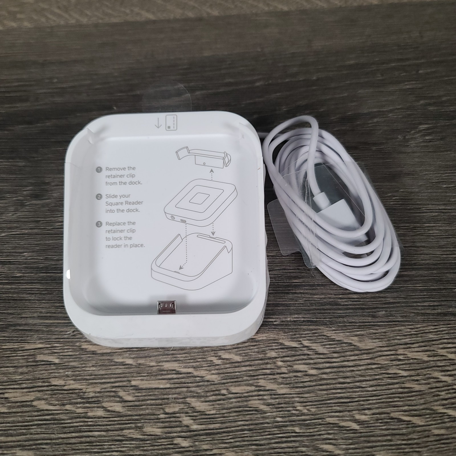 New Open Box Square Dock For Square Reader Contactless Credit Card Reader