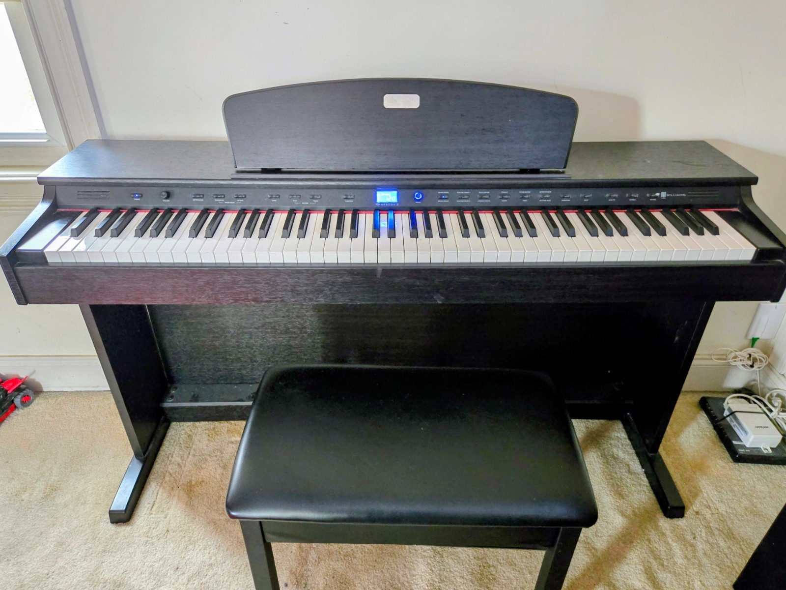 Williams RHAPSODY2 88-Key Console Digital Piano