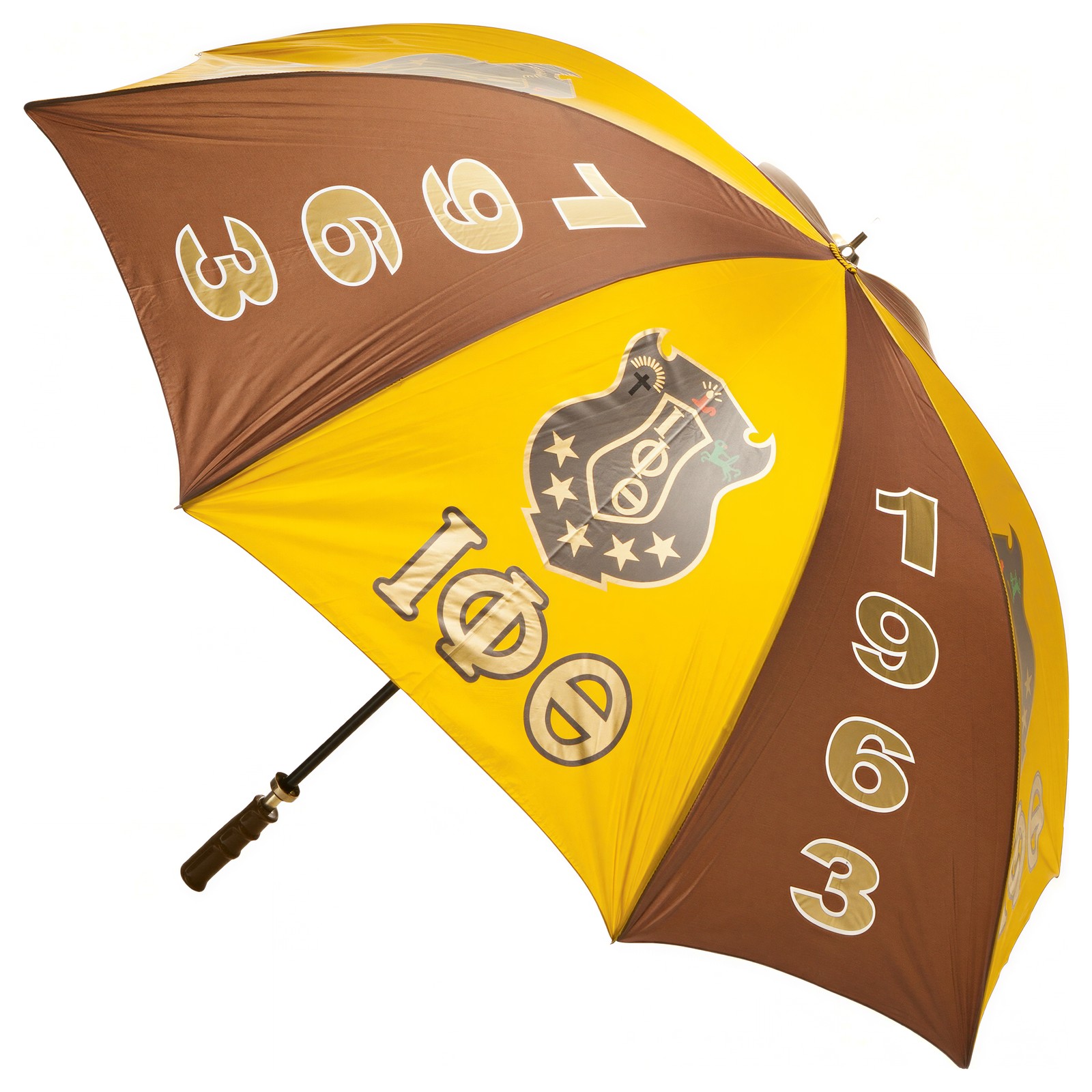 Iota Phi Theta Jumbo Umbrella [Brown/Gold - 60"]