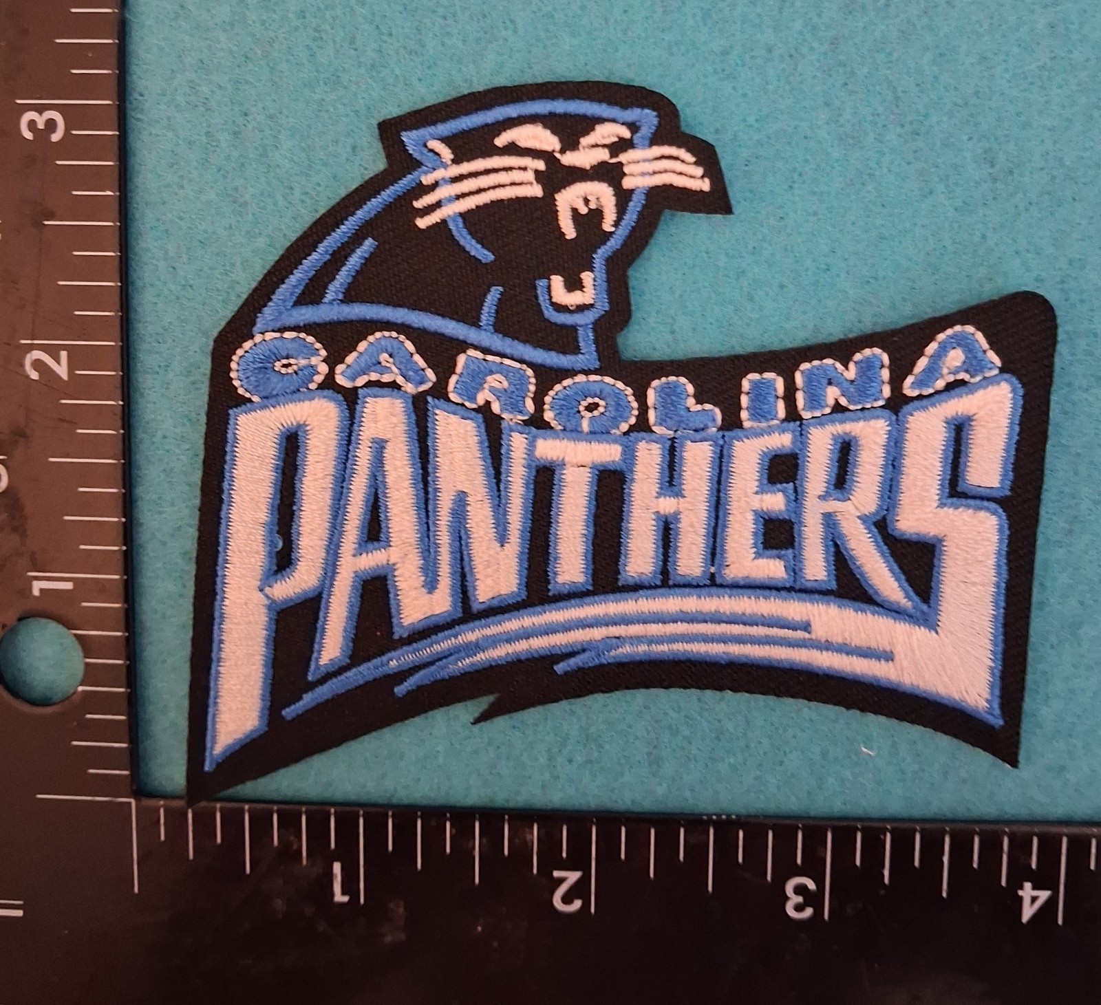 CAROLINA PANTHERS IRON ON PATCH