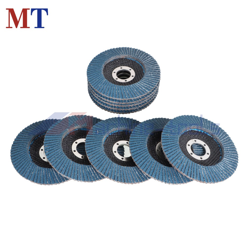 100 Pack 4.5" T29 Flap Disc Premium Zirconia Sanding Grinding 80 Grit