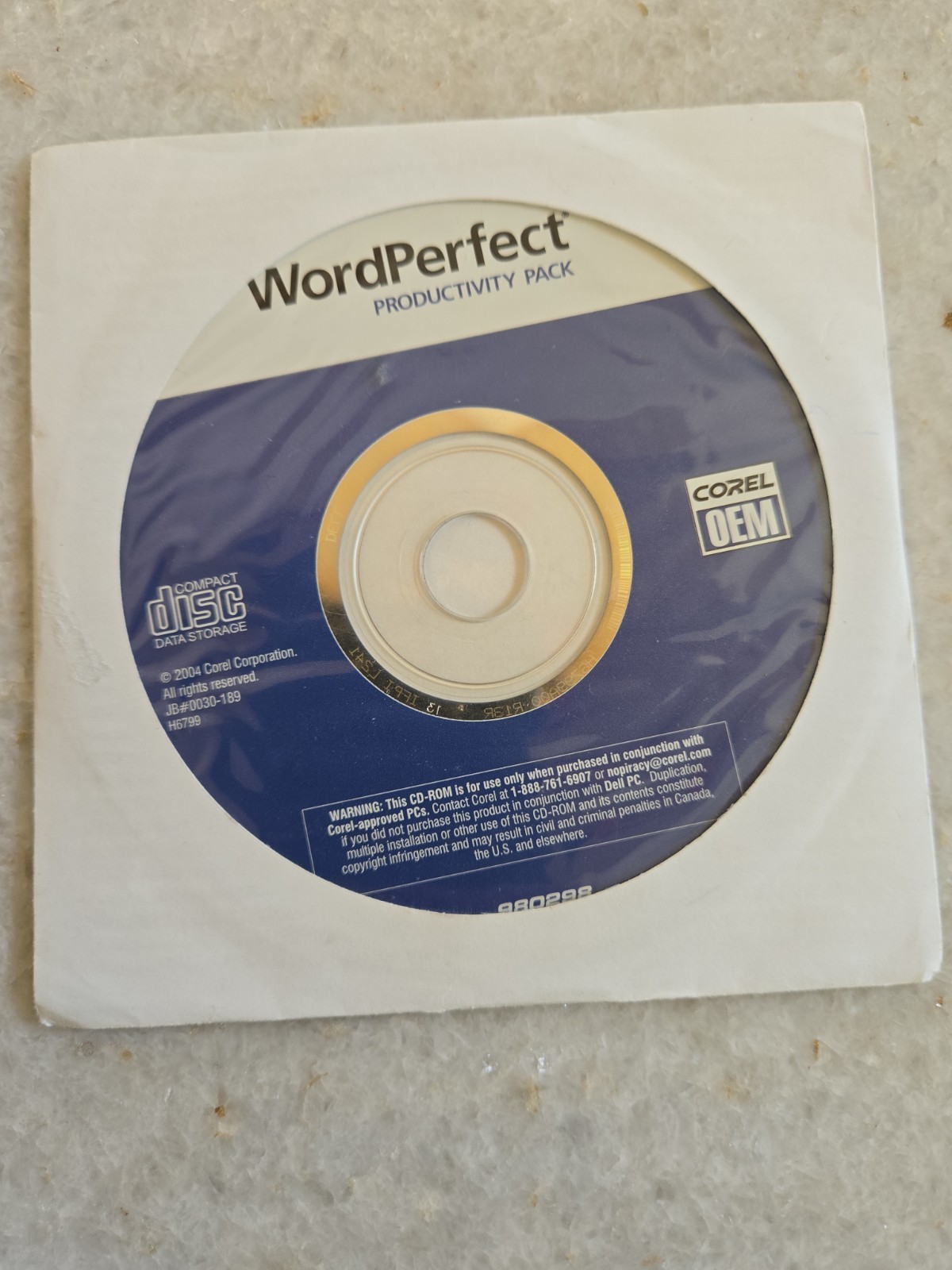 WORD PERFECT PRODUCTION PACK COREL OEM2004