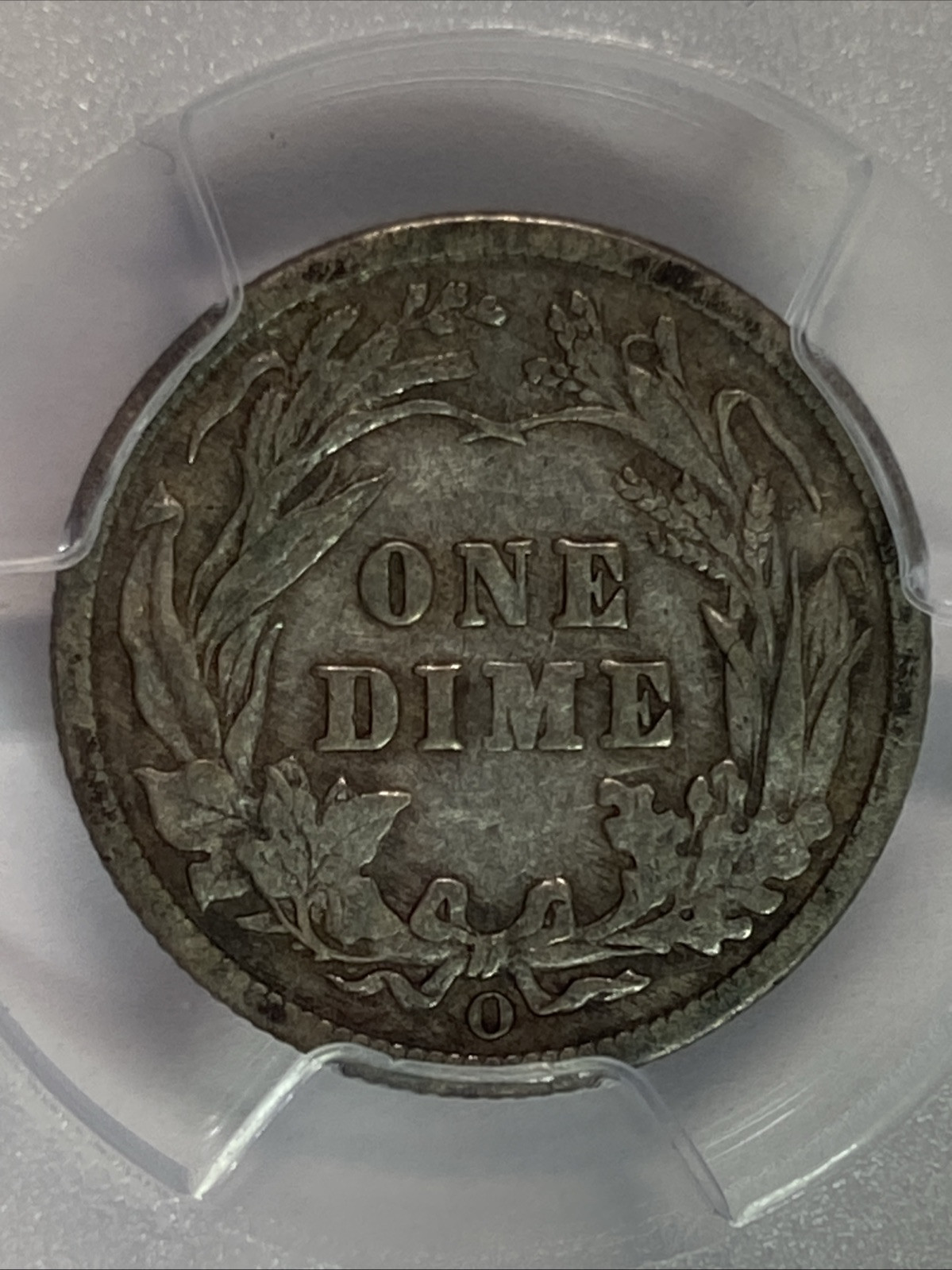 1906-O Barber Dime PCGS VF25