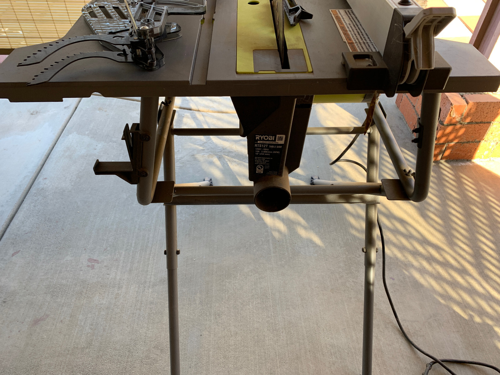 Ryobi RTS12 Folding Table Saw