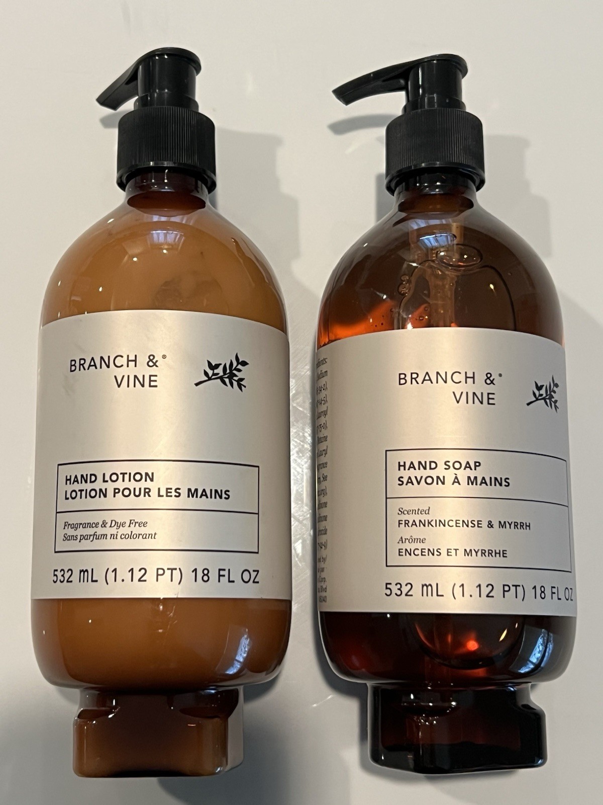 Branch & Vine hand soap frankincense & myrrh & Lotion Bundle 🔥
