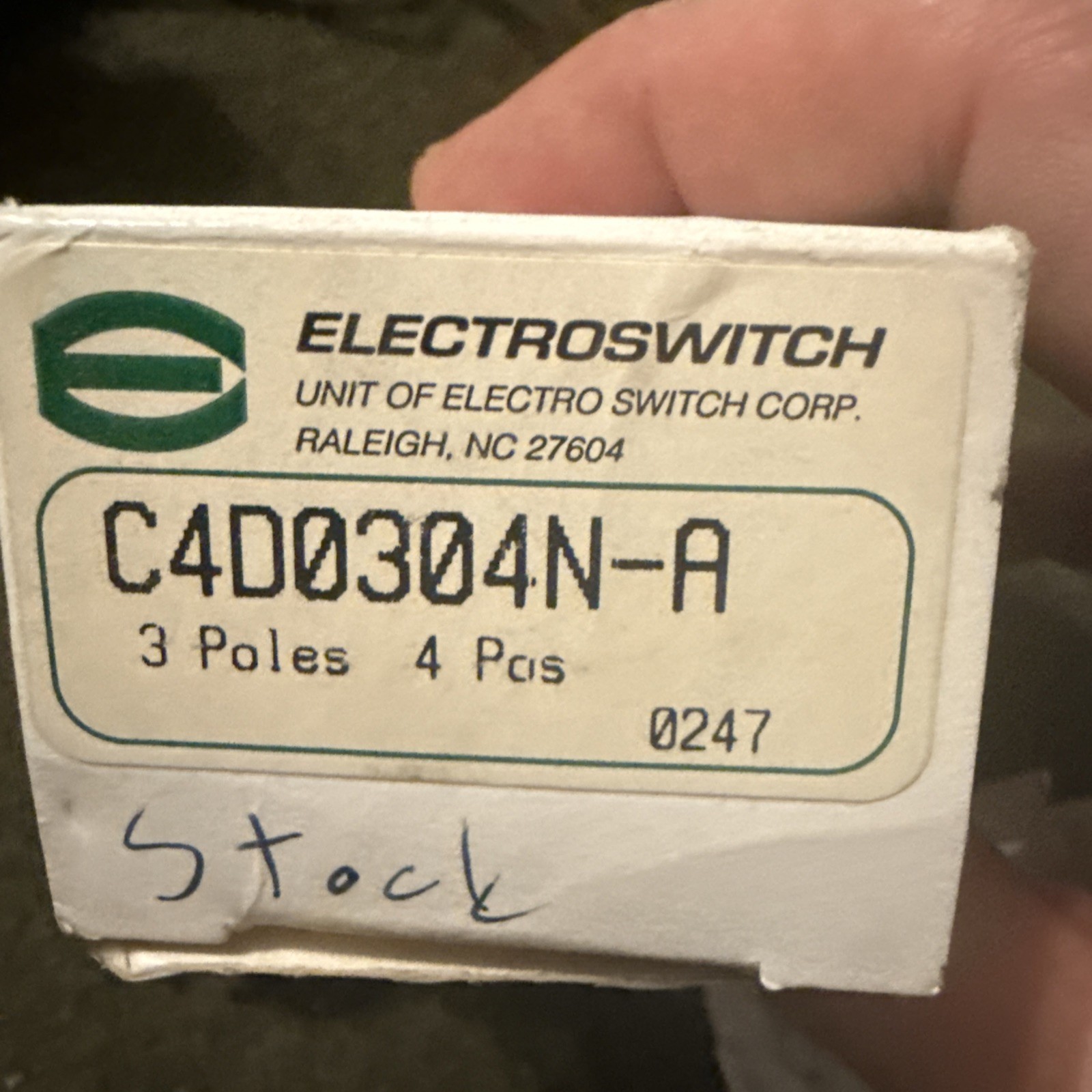 ELECTROSWITCH C4D0304N-A / C4D0304NA (BRAND NEW)
