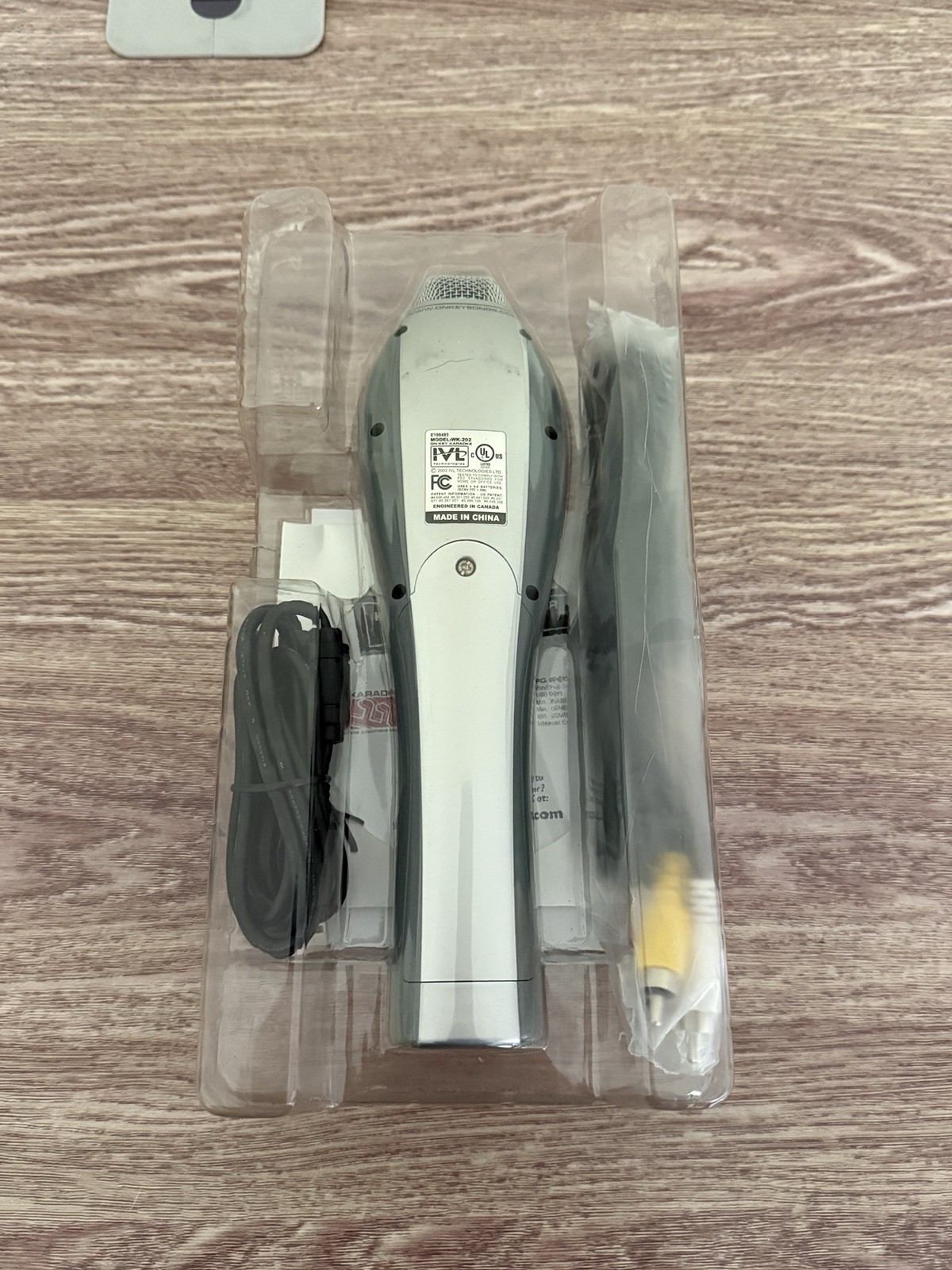 On-Key WK-202 Handheld Battery Operated Karaoke Microphone - New? Read