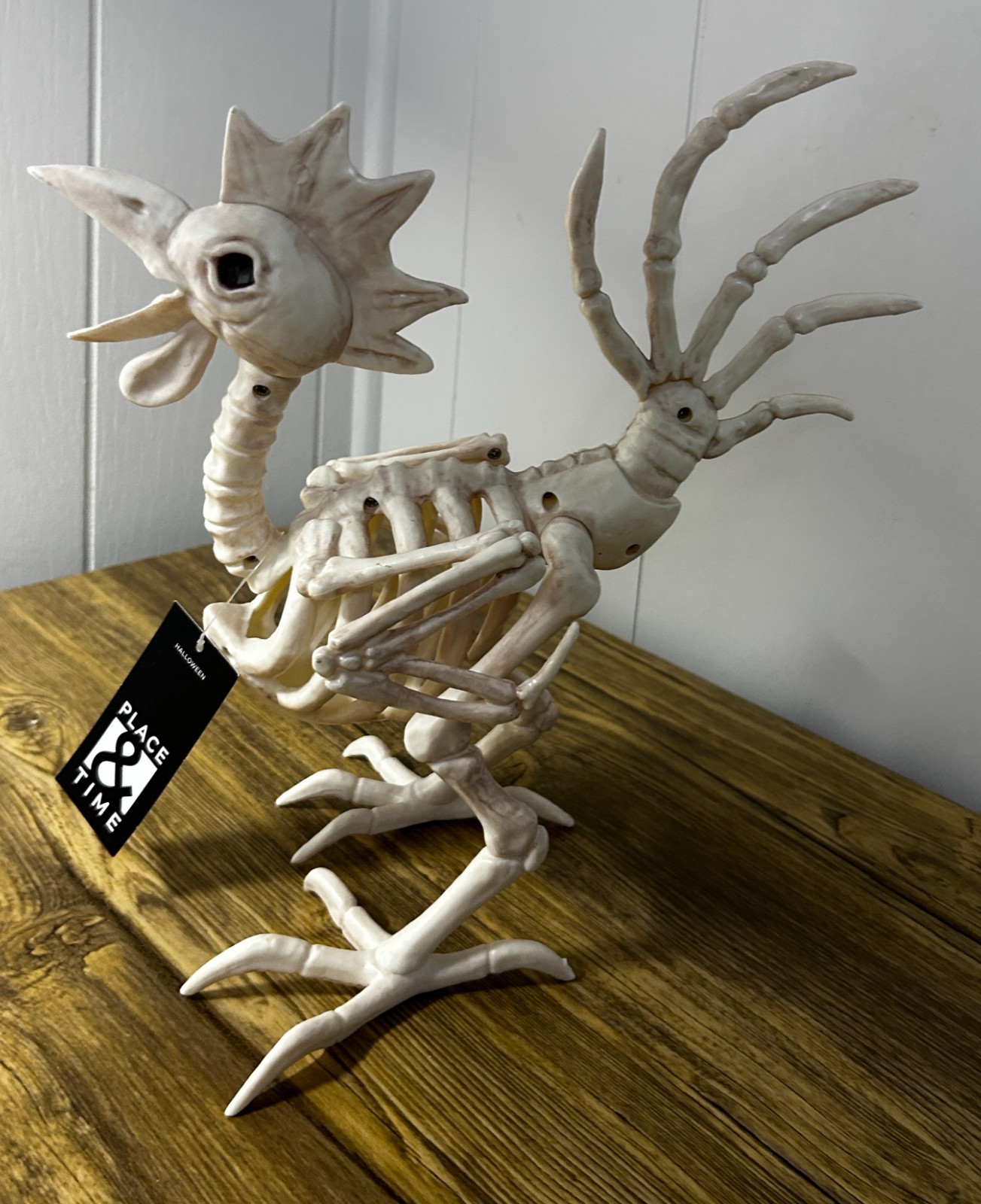 Skeleton Rooster Chicken, Halloween Decor Rooster NEW with tag