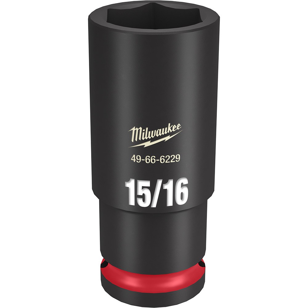 Milwaukee 49-66-6229 SHOCKWAVE Impact Duty 1/2" Drive 15/16" Deep Socket