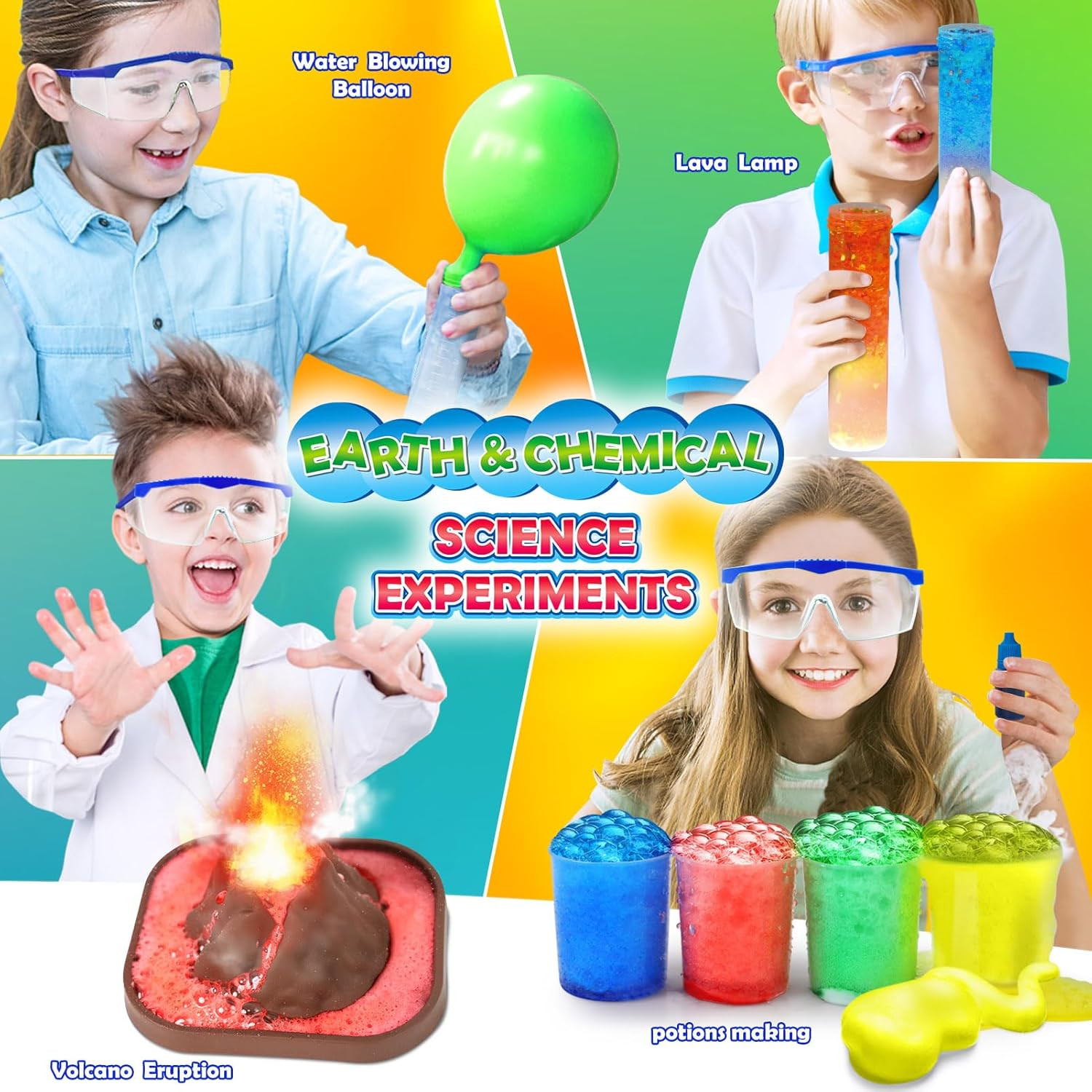 30+ Experiments Science Kits for Kids, S.T.E.M Educational Project Activities To