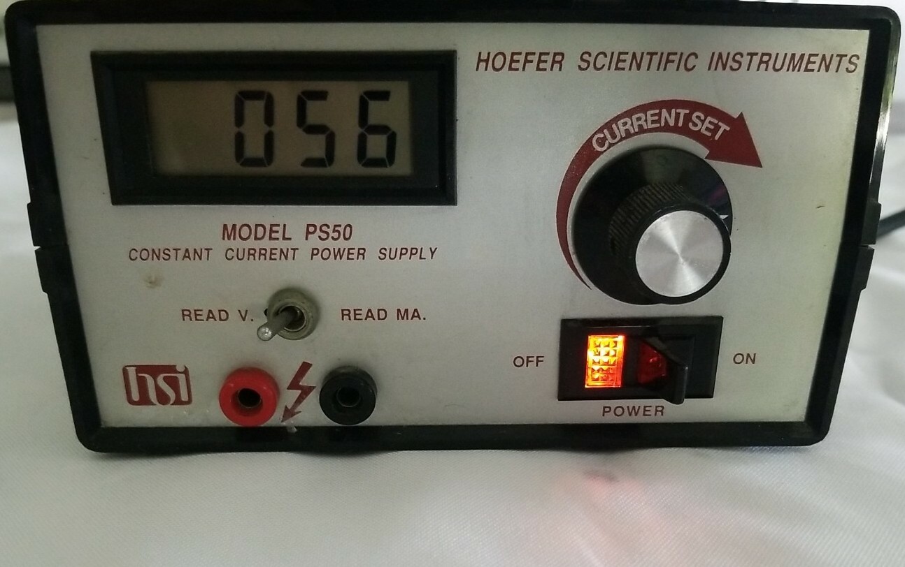 Hoefer Scientific Instruments PS50 Constant Current Power Supply