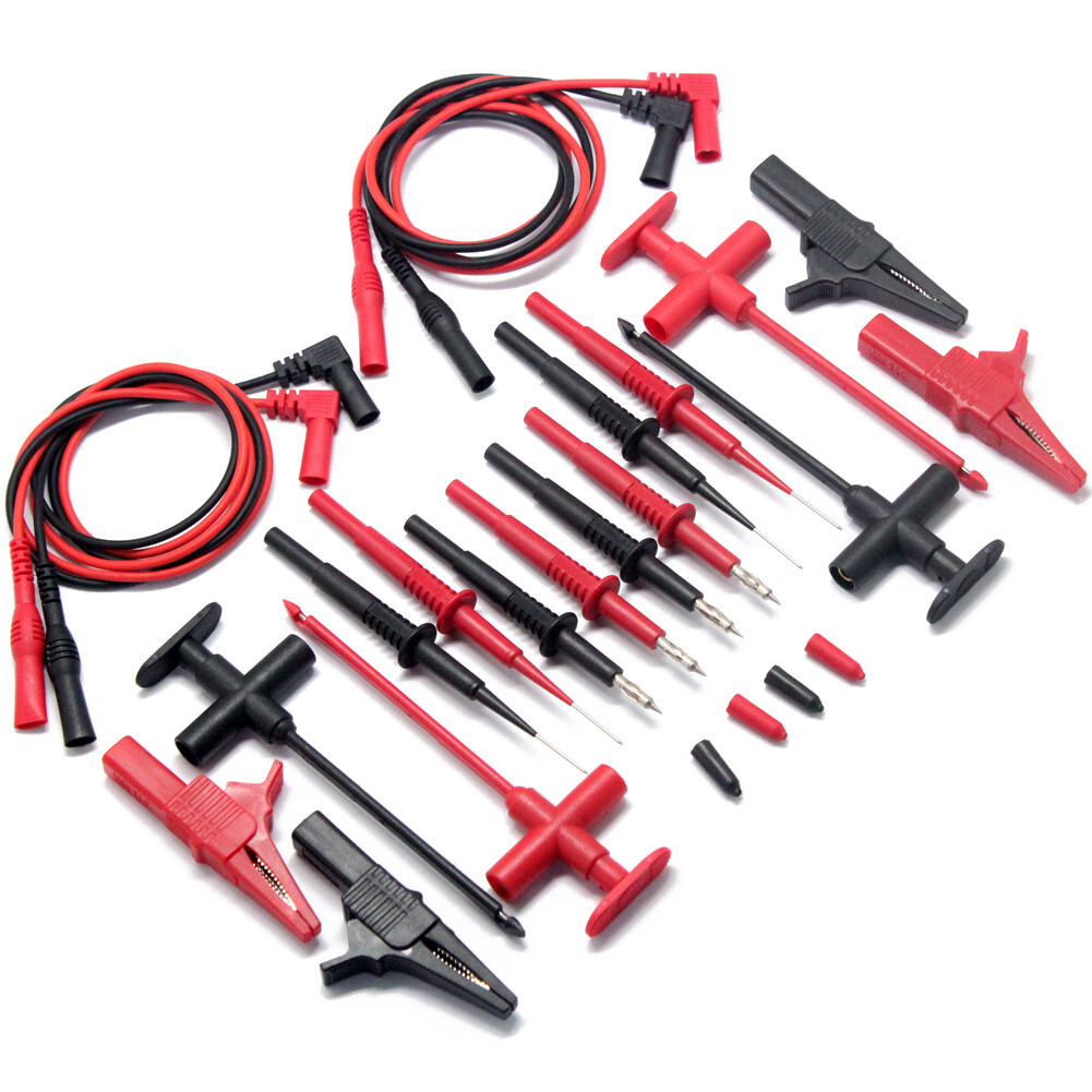 2 units Automotive Test Lead Insulation Piercing test clip for Multimeter T20160